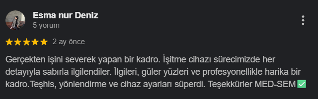 Kullanıcı yorumu 1