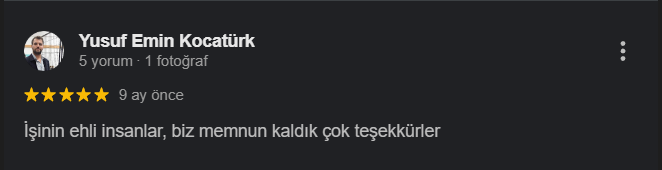 Kullanıcı yorumu 13